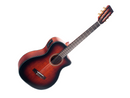 Valencia 430 Series Spruce Top Auditorium Classical Electric Guitar in Classic Sunburst