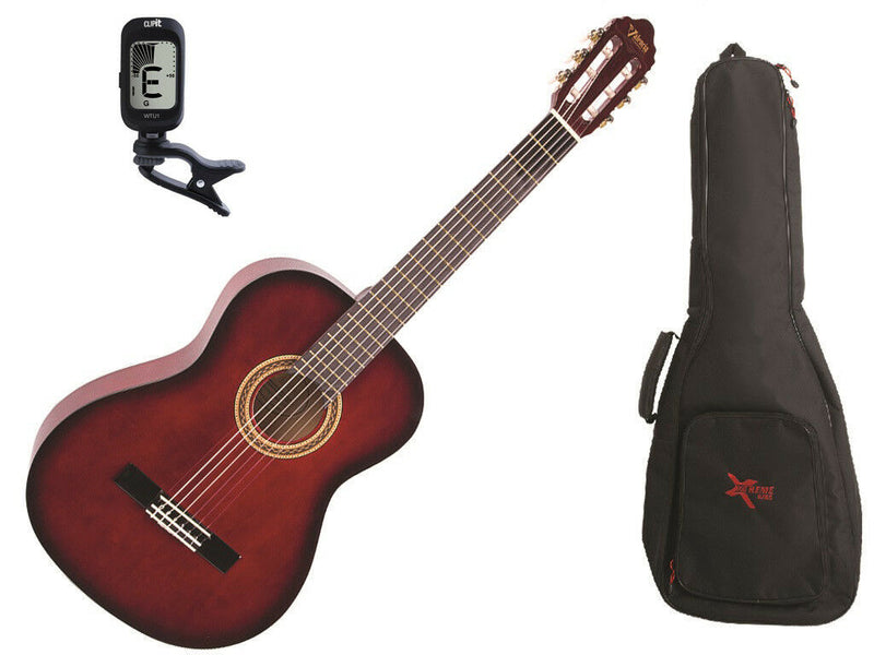 Valencia VC102 Standard 1/2 Size Classical Guitar Pack