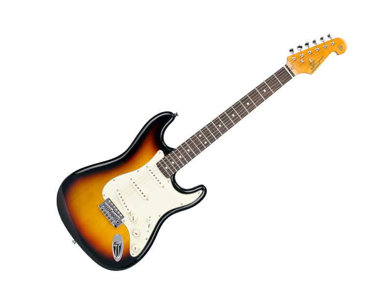 SX Vintage Series SC Style Tobacco Sunburst 3/4 Size Electric Guitar