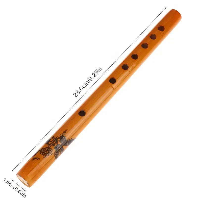 Rectangular Flute Beginner Bamboo 6-Hole Native Flute