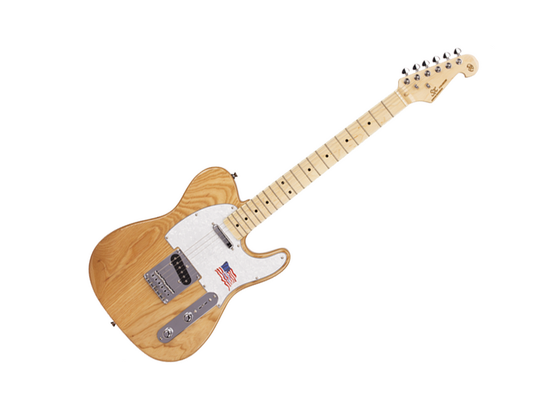 SX Ash Series TL Style Natural Electric Guitar