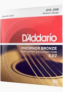 D'Addario 13-56 Medium Acoustic Guitar Strings