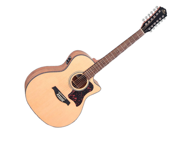 Gilman 50 Series Spruce Top Grand Auditorium 12-String Acoustic Electric Guitar in Natural Satin