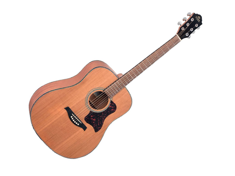 Gilman 60 Series Cedar Top Dreadnought Guitar in Natural Satin