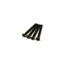 MMC Neck Plate Screws Black Set of 4 1 3/4 Inch Black