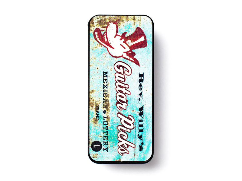 Dunlop Rev. Willy’s Light Mexican Lottery Brand Collector's Pick Tin