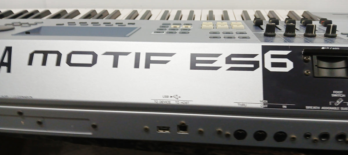 Yamaha ES6 Motif Vintage Synth 61 Key w/ Breath Controller Input