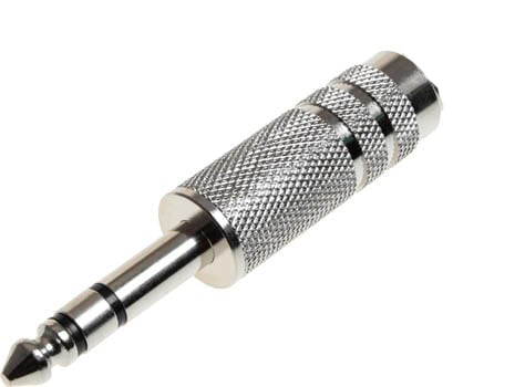 MMC 6.3 Stereo Plug To 6.3 Mono Female Adaptor