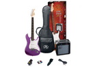 SX Standard SC Style Metallic Purple Electric Guitar & Amp Pack