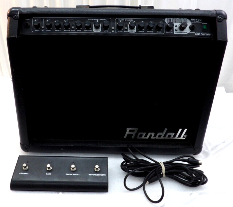 Randall G2 Series RG75D 75 Watt 1 x 12 Celestion G12P-80 Guitar Combo Amplifier W/Footswitch