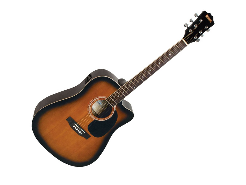 Redding 50 Series Spruce Top Dreadnought Acoustic Electric Guitar in Tobacco Sunburst