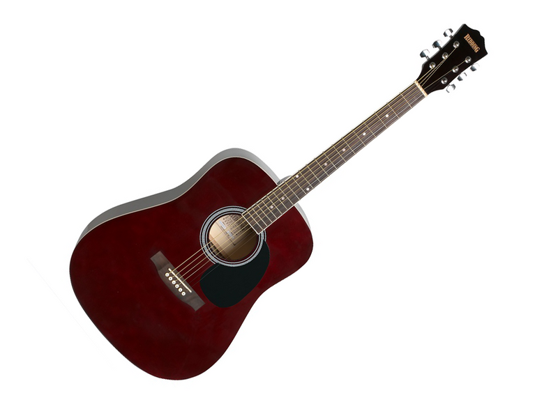 Redding 50 Series Spruce Top Dreadnought Guitar Pack (Red)