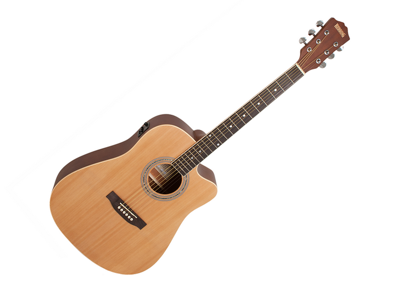 Redding 72 Series Cedar Top Dreadnought Acoustic Electric Guitar in Natural Gloss