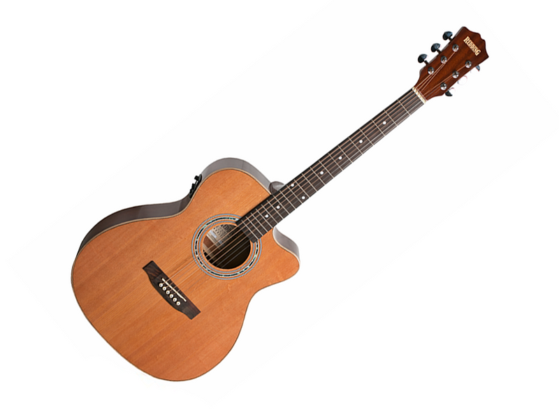 Redding 72 Series Cedar Top Auditorium Acoustic Electric Guitar in Natural Gloss