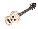 Mahalo Skull Graphic Soprano Ukulele