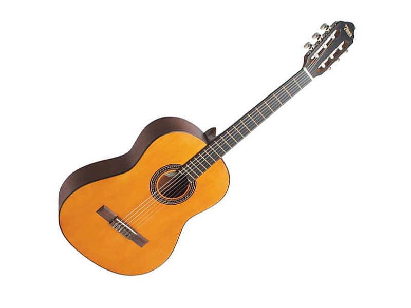 Valencia 200 Series Full Size Spruce Top Classical Guitar in Natural Satin