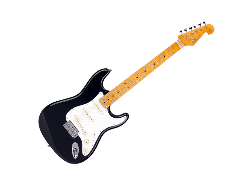 SX 50's Vintage Series SC Style Black Electric Guitar