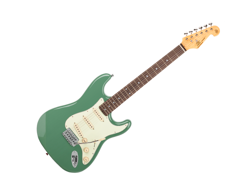 SX Vintage Series SC Style Green Electric Guitar