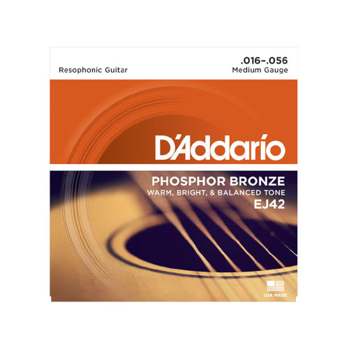 D'addario 16-56 Resophonic Phosphor Bronze Strings