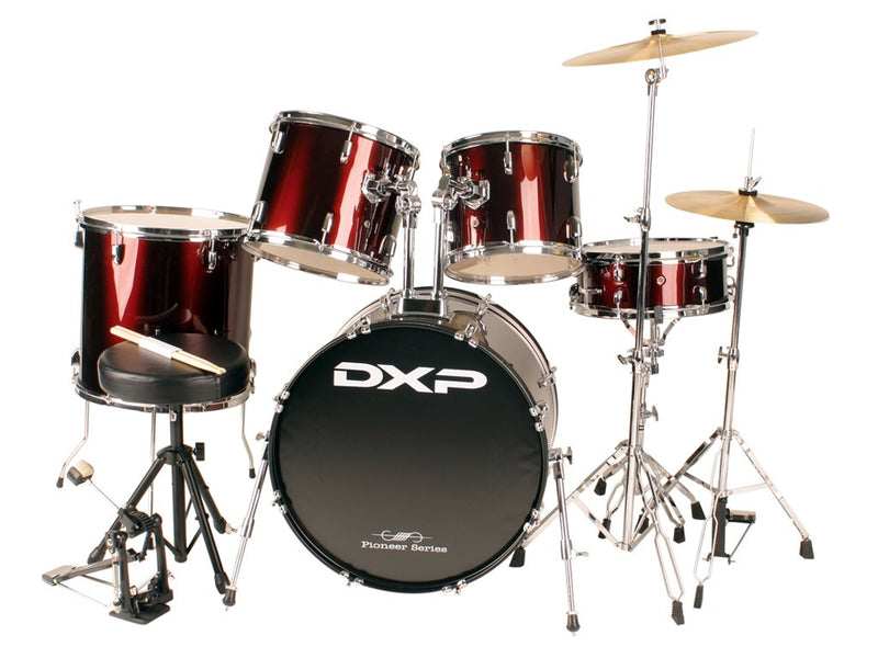 DXP 5 Piece Wine Red Drum Kit
