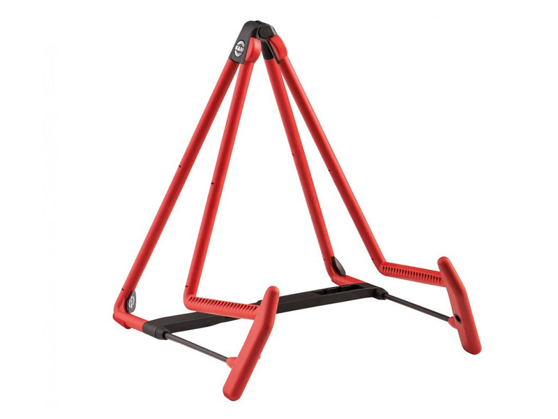 K&m Heli Acoustic Guitar Stand Red