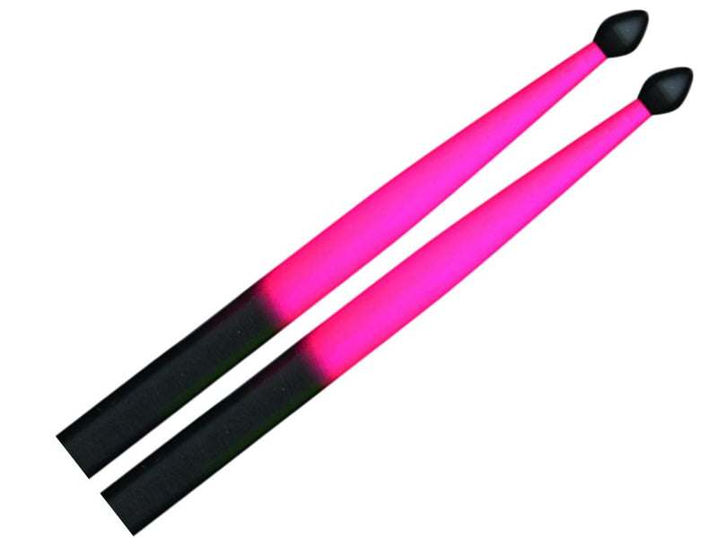 AMS 5AN Pink-Black Nylon Tip Drumsticks