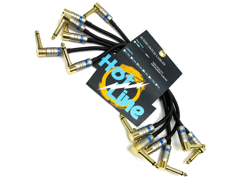 Hotline 1' (30cm) Angled Patch Cable Six Pack