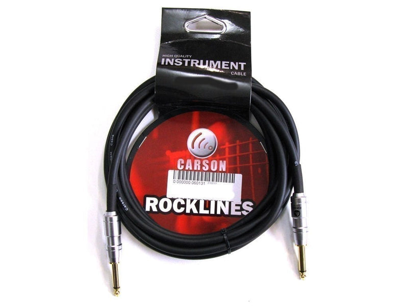 Carson 10' (3m) Straight Instrument Cable