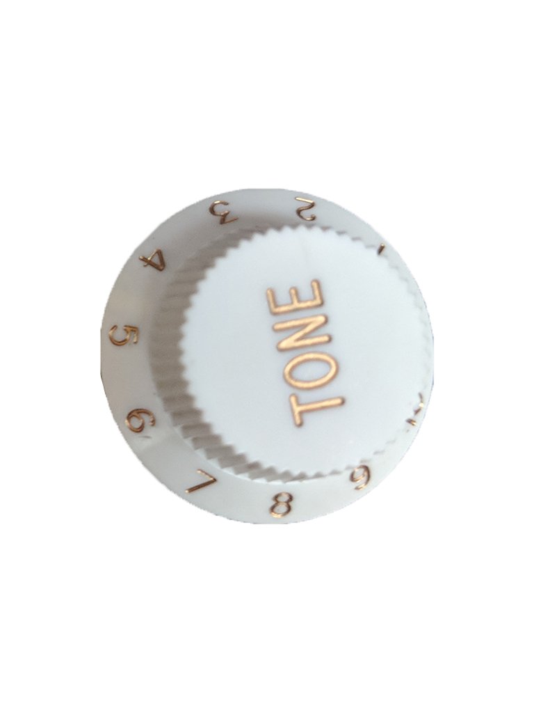 Japanese Style White Tone Control Knob