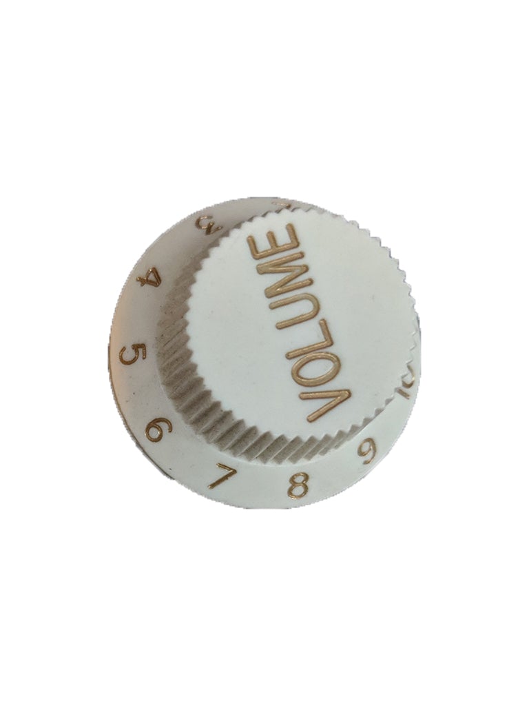 Japanese Off White Top Hat Style Control Knob