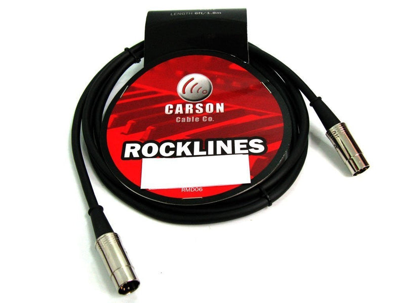 Carson 6' (1.8m) Midi Cable