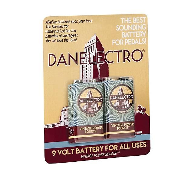 Danelectro 9 Volt Battery Twin Pack