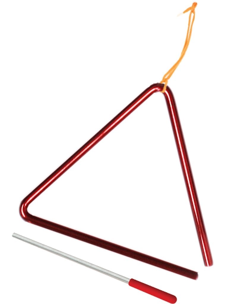 Powerbeat 6 Inch Red Triangle