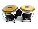 Mano 4 and 5 Inch Tunable Black Bongos