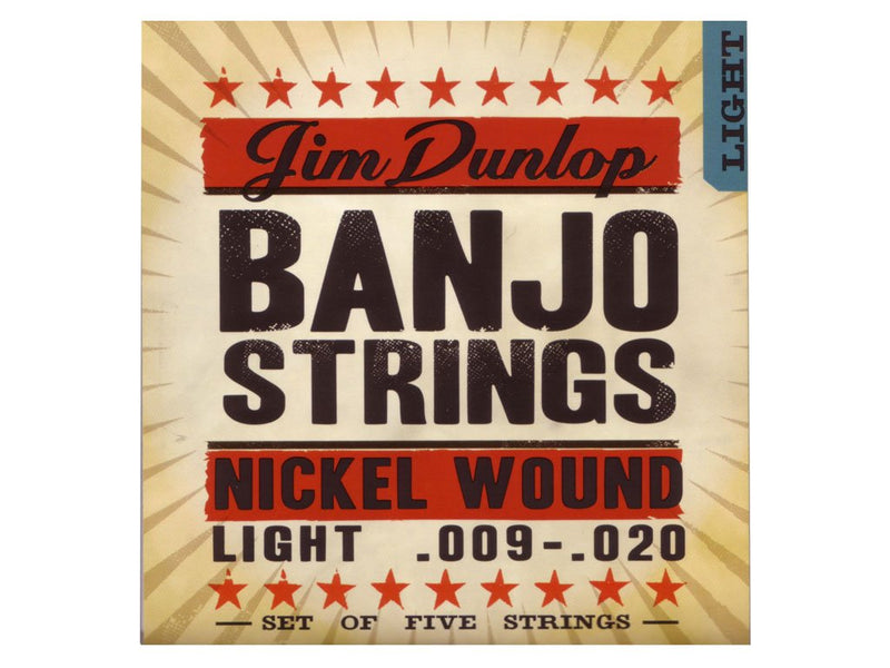 Dunlop Nickel 5 String Banjo Strings 9-20