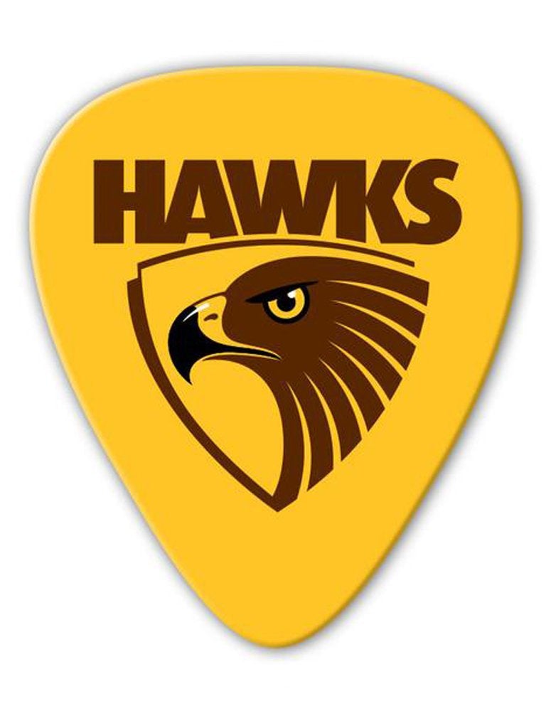 AFL Hawthorn Hawks Medium Celluloid 5 Pick Pack