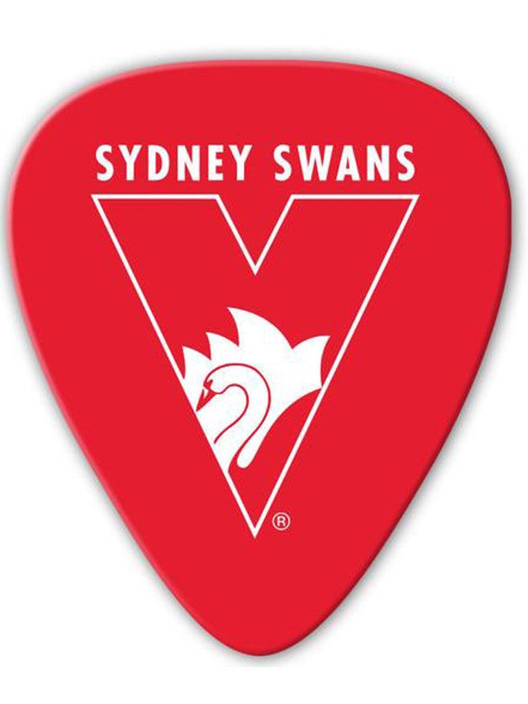 AFL Sydney Swans Medium Celluloid 5 Pick Pack