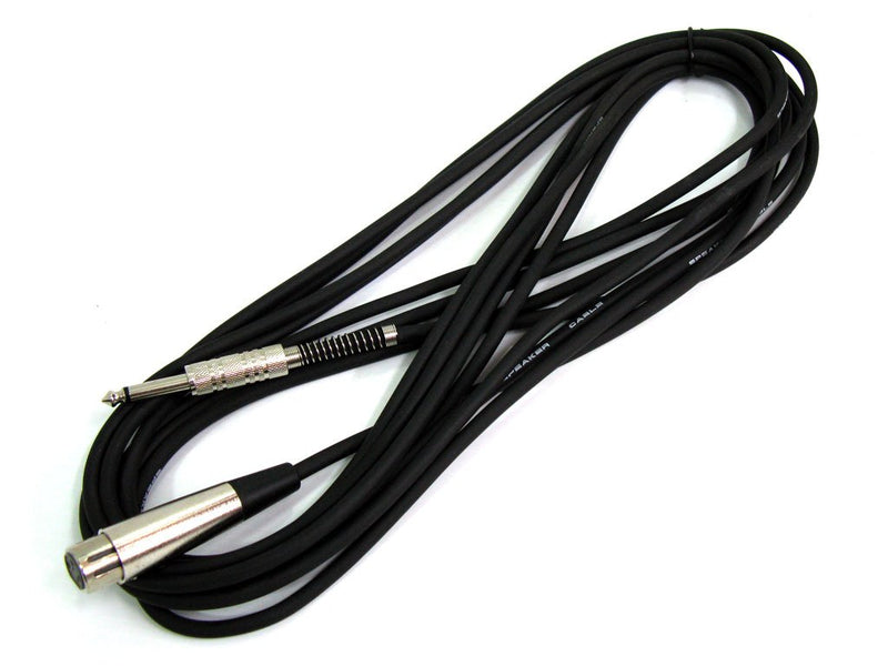 MMC XLR (Female) to 1/4" TS (Male) Speaker Cable