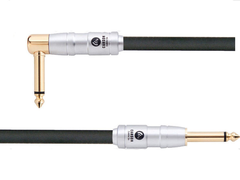 Carson 3' (45cm) Angled to Straight Patch Cable