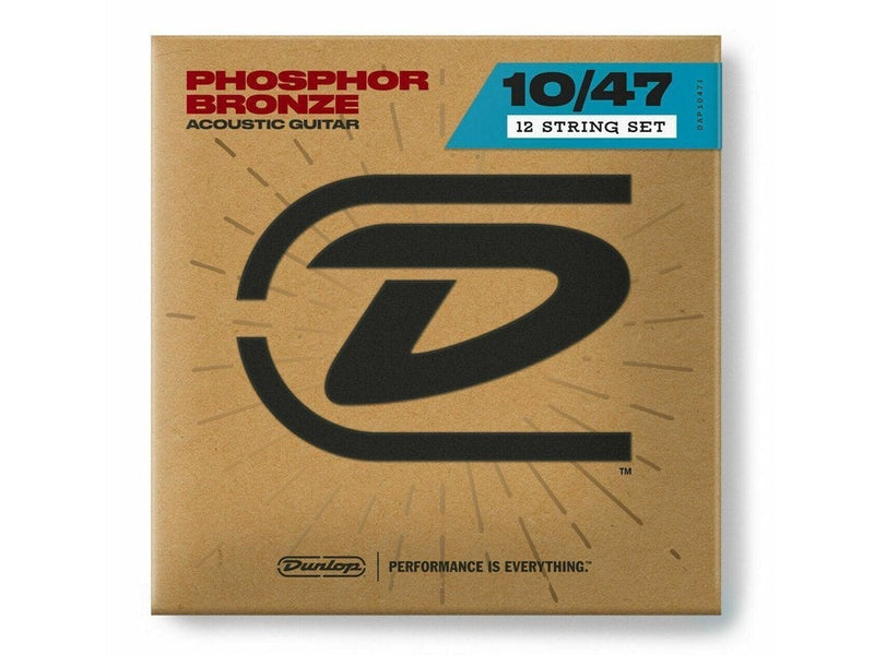Dunlop 10-47 (12 String) Phosphor Bronze Acoustic Strings