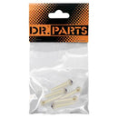 Dr Parts Bridge Pin Set Ivory with Plastic Black Dot