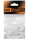 Dr Parts White Bridge Pin Set