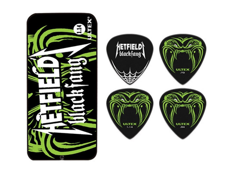 Dunlop 6 Pick James Hetfield Black Fang Tin