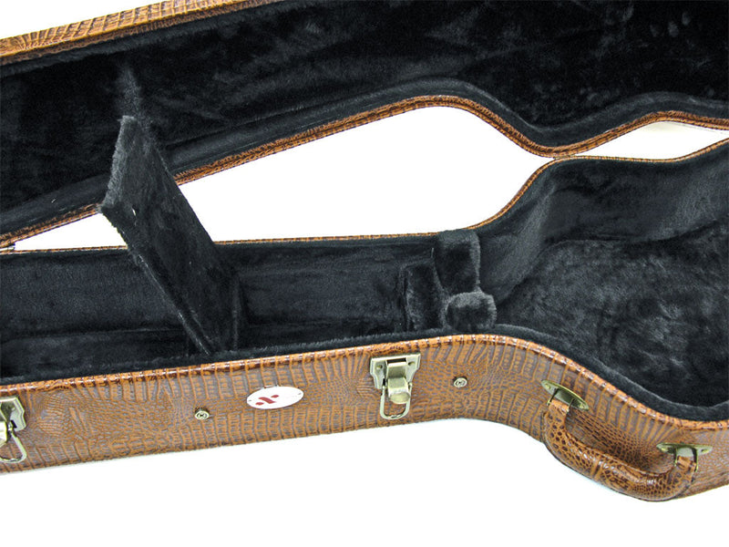 Xtreme Brown Crocodile Western Dreadnought Guitar Hard Case