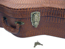 Xtreme Brown Crocodile Western Dreadnought Guitar Hard Case
