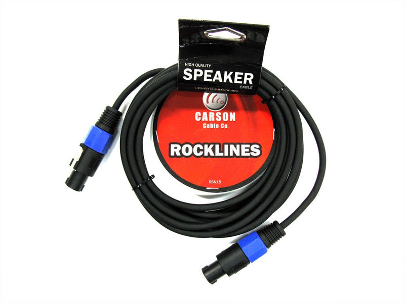 Carson 15' (4.5m) Speakon Speaker Cable