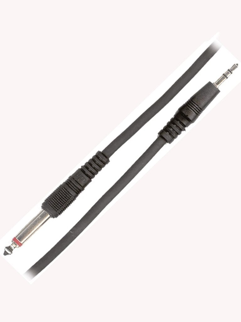 MMC 6' (1.8m) Stereo AUX (Male) to 1/4" TS (Male) Cable