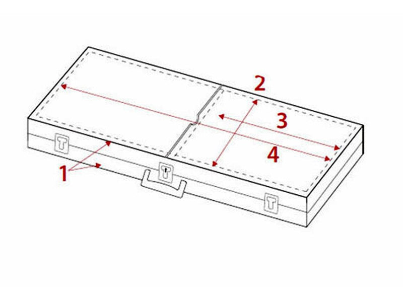 V-case Rectangular Jag/Jazzmaster Guitar Hard Case