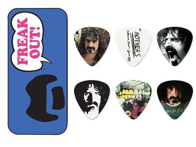 Dunlop 6 Pick Frank Zappa Album Art Tin