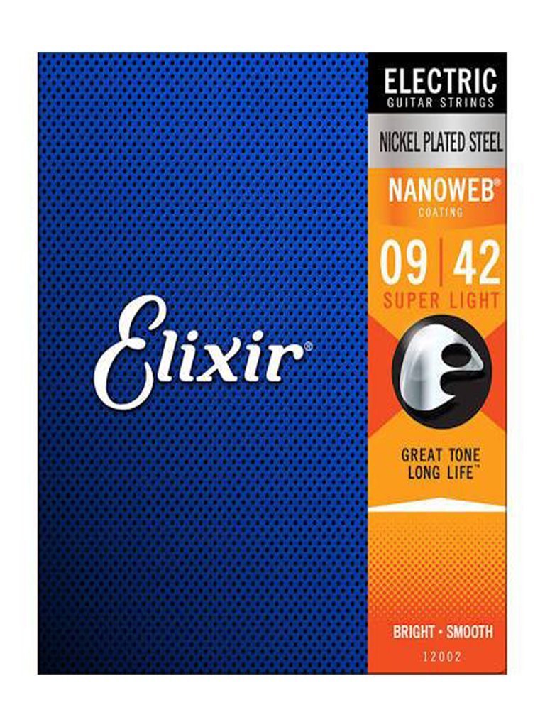 Elixir 9-42 Nanoweb Electric Guitar Strings